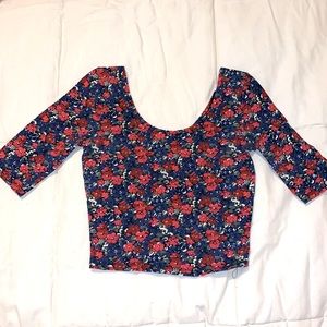 Flower Crop Top